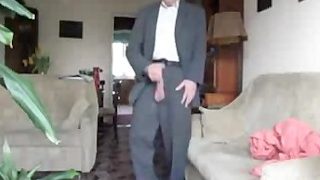 Big Cock Grandpa in Suit